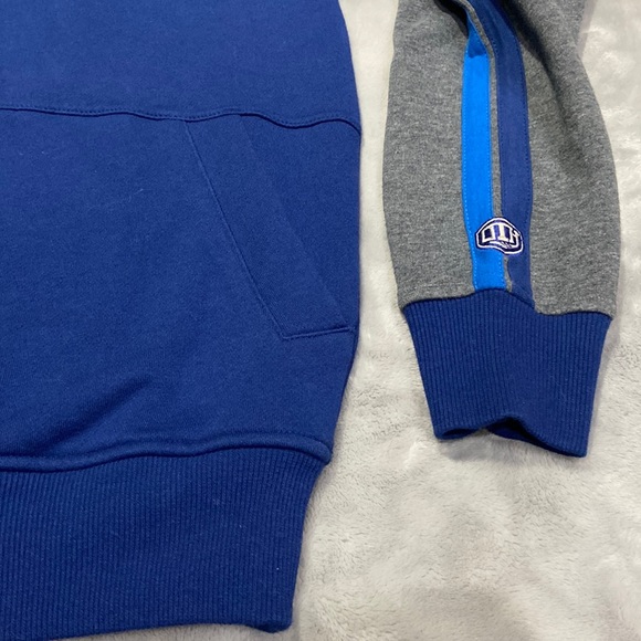 Winnipeg Jets NHL old time hockey 1/4 zip sweater 2011 embroidered logos size S - Picture 4 of 7